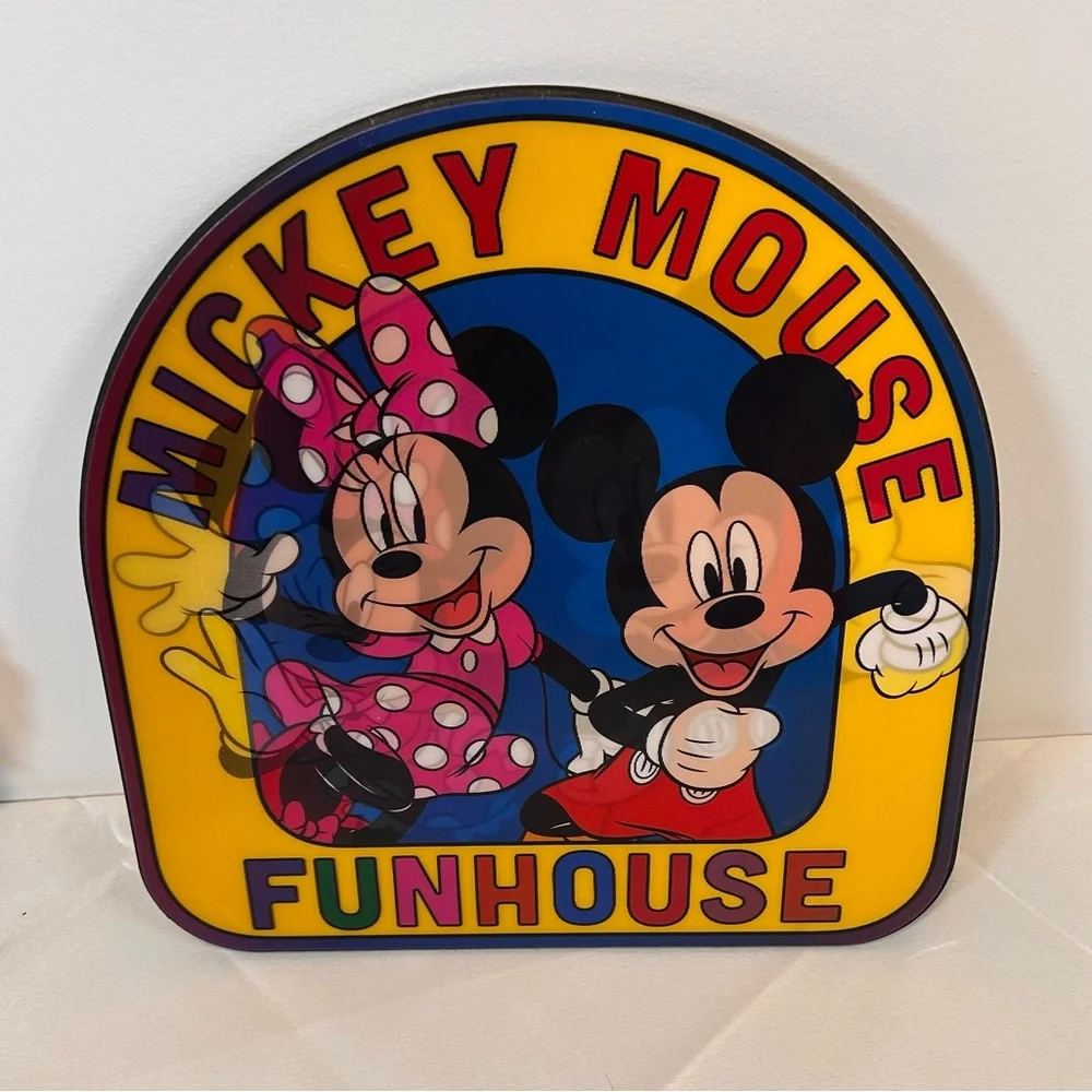 Disney Mickey Mouse Funhouse MICKEY & MINNIE‎ 3D Lenticular Wall/Door Sign